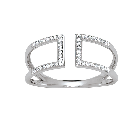 Square back to back ring