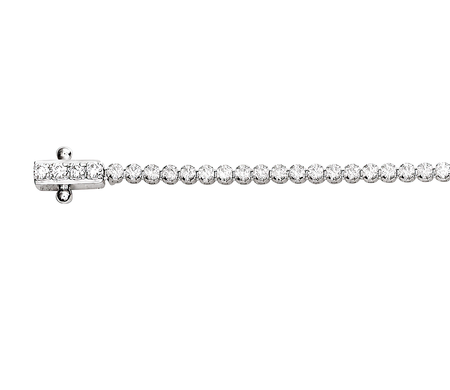 2.77 carat diamond river bracelet