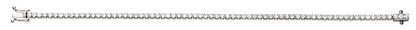 2.77 carat diamond river bracelet