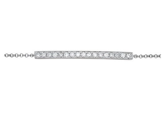 Bracelet ligne 0,25 carat