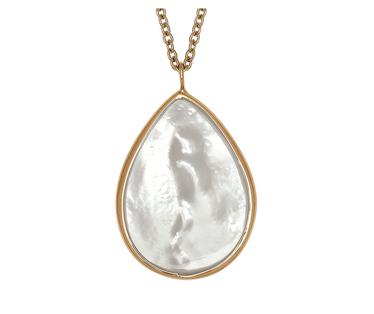 Mother of pearl pendant necklace