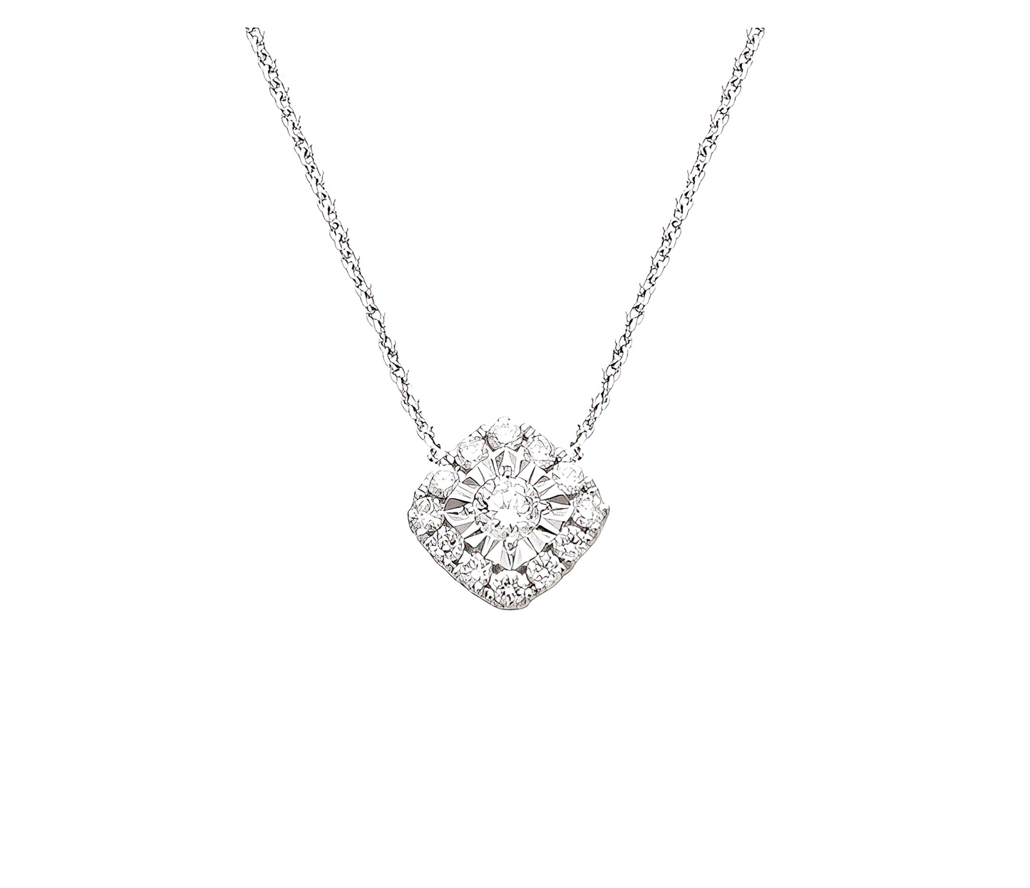 0.21 carat lozenge necklace