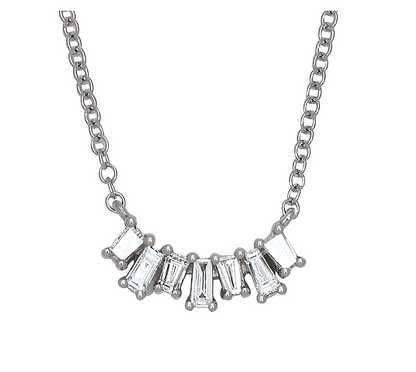 Diamond dance necklace