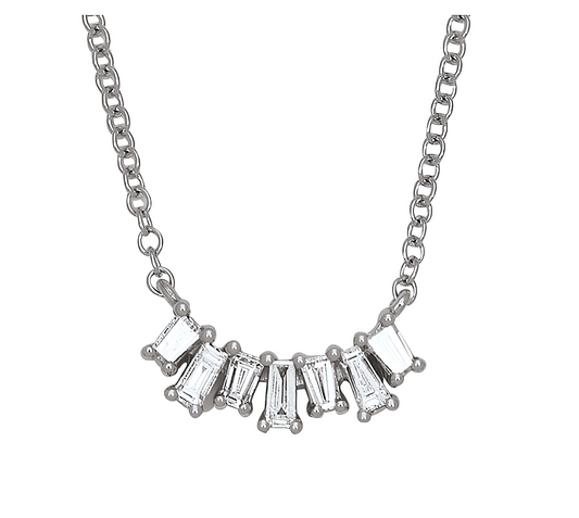 Diamond dance necklace