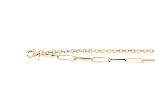 Double chain bracelet