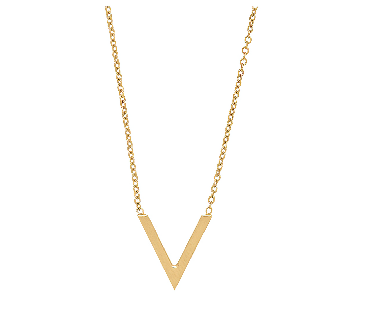 Victory gold necklace