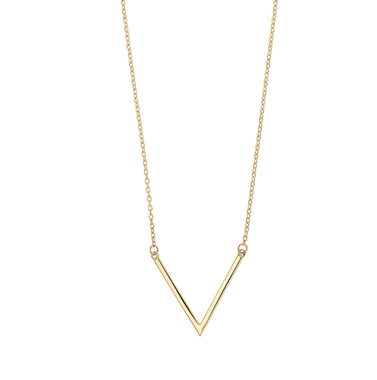9 carat gold victory necklace