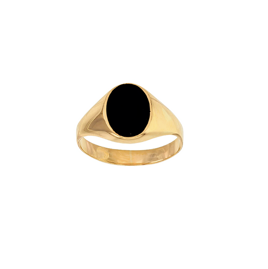9 carat gold signet ring