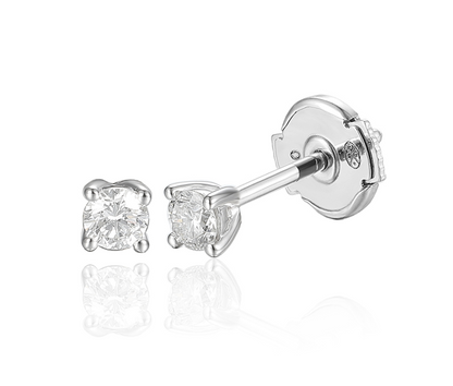 Boucles d'oreilles solitaire