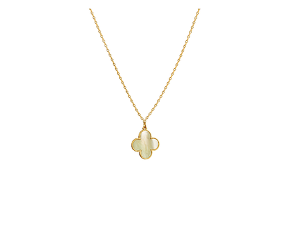 Collier fleur nacre